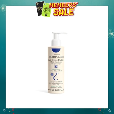 EMBRYOLISSE - Multi-Function Moisturizer Fluid+ Organic Aloe Vera 75ml (Expiry: Feb`2027)