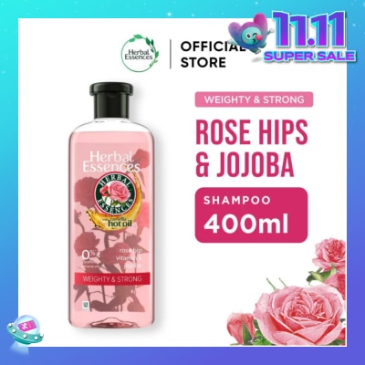 HERBAL ESSENCES Weighty & Strong Shampoo Rosehip & Jojoba 400ml