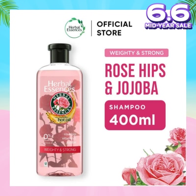 HERBAL ESSENCES Weighty & Strong Shampoo Rosehip & Jojoba 400ml