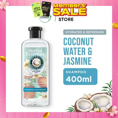 HERBAL ESSENCES Hydrated & Refreshed Shampoo Coconut Water & Jasmine 400ml