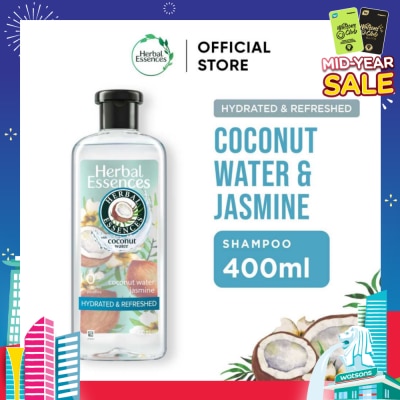 HERBAL ESSENCES Hydrated & Refreshed Shampoo Coconut Water & Jasmine 400ml