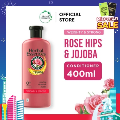 HERBAL ESSENCES Weighty & Strong Conditioner Rosehip & Jojoba 400ml