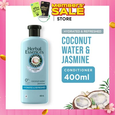 HERBAL ESSENCES Hydrated & Refreshed Conditioner Coconut Water & Jasmine 400ml