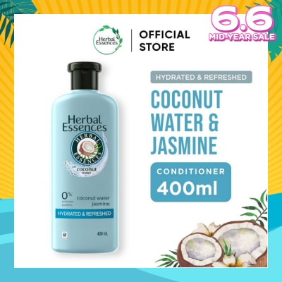 HERBAL ESSENCES Hydrated & Refreshed Conditioner Coconut Water & Jasmine 400ml