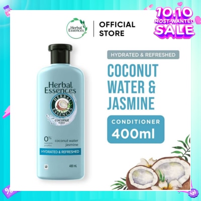 HERBAL ESSENCES Hydrated & Refreshed Conditioner Coconut Water & Jasmine 400ml