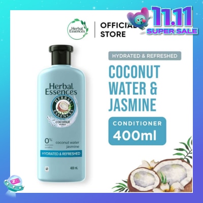 HERBAL ESSENCES Hydrated & Refreshed Conditioner Coconut Water & Jasmine 400ml