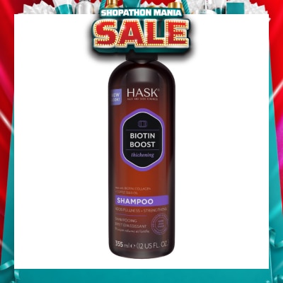HASK - Biotin Boost Thickening Shampoo (To Adds Fullness + Strengthens) 355ml