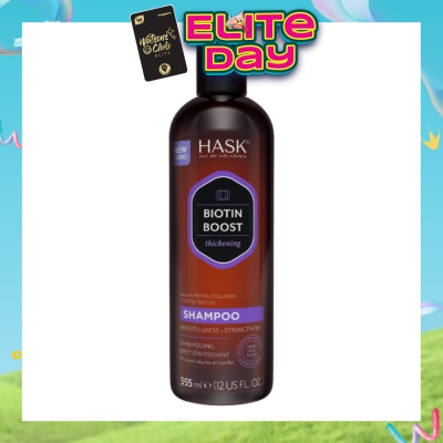 HASK - Biotin Boost Thickening Shampoo (To Adds Fullness + Strengthens) 355ml