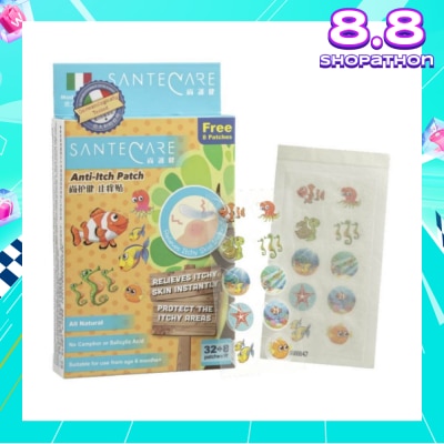 SANTECARE Anti-Itch Patch 32s + 8s