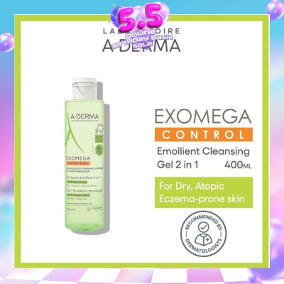 ADERMA - Exomega Control Emollient Anti-Scratching Cleansing Gel (For Body & Hair) 200ml