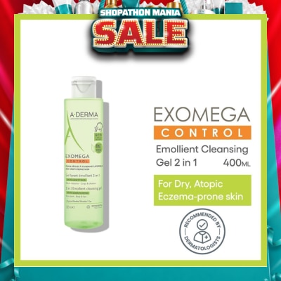 ADERMA - Exomega Control Emollient Anti-Scratching Cleansing Gel (For Body & Hair) 200ml