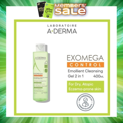 ADERMA - Exomega Control Emollient Anti-Scratching Cleansing Gel (For Body & Hair) 200ml