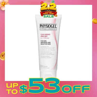 PHYSIOGEL Calming Relief A.I. Cream (For Dry Irritated & Reactive Skin) 100ml