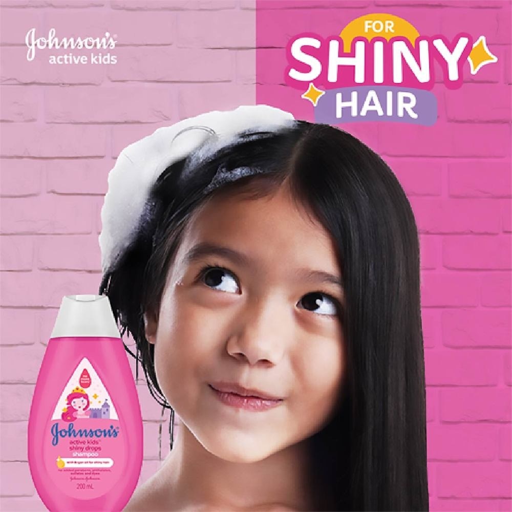 Baby Active Kids Shiny Drops Shampoo With The Power Of Argan Oil (For Silky Smooth Hair) 200ml