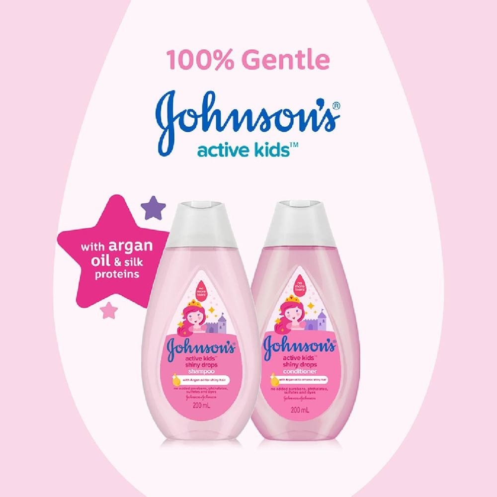 Baby Active Kids Shiny Drops Shampoo With The Power Of Argan Oil (For Silky Smooth Hair) 200ml