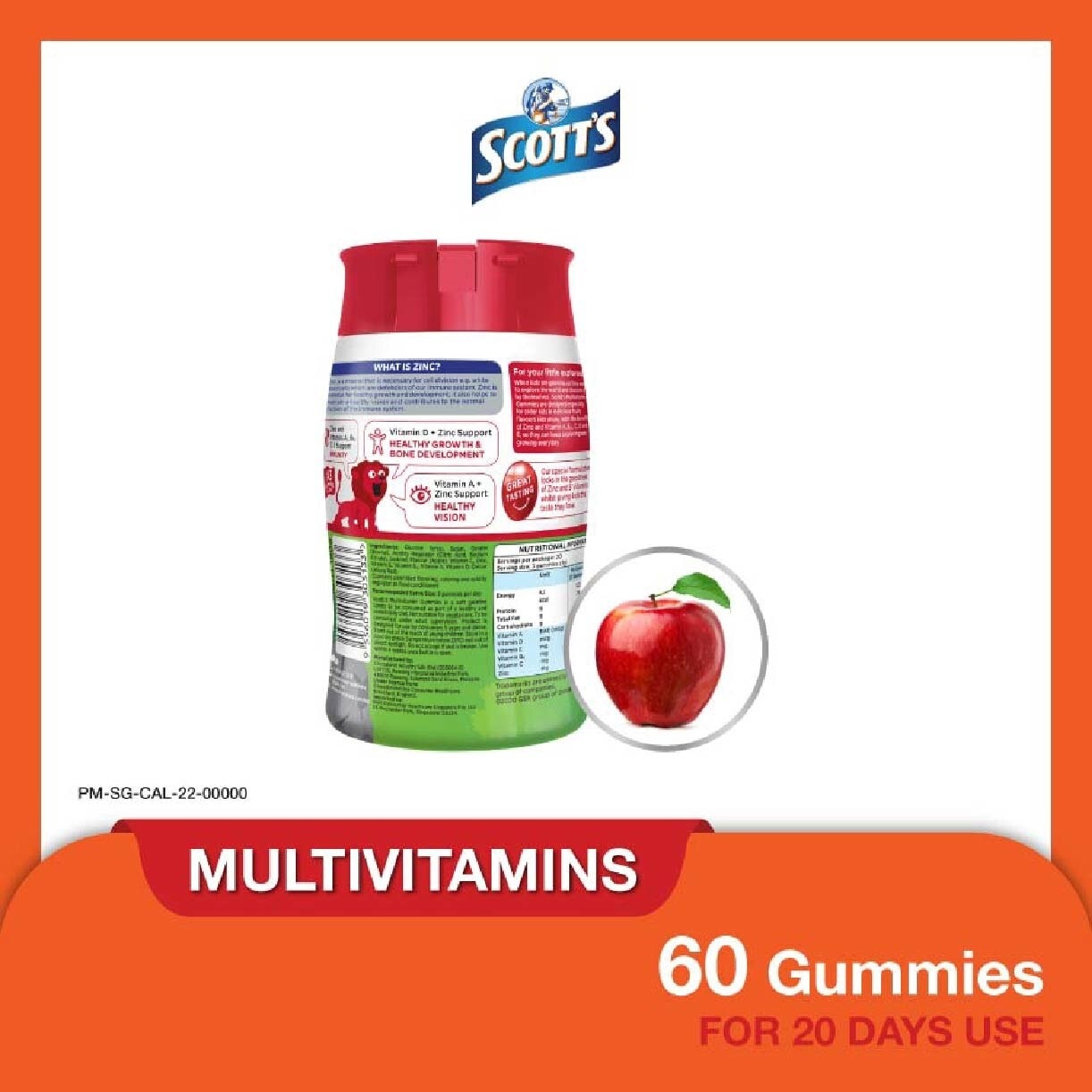 Multivitamins Gummies Apple 60s