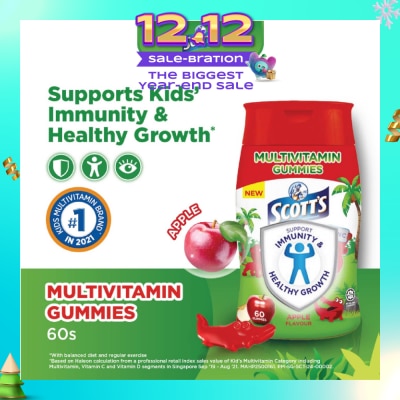 SCOTT'S Multivitamins Gummies Apple 60s