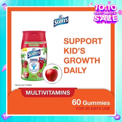 SCOTT'S Multivitamins Gummies Apple 60s
