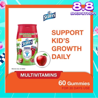 SCOTT'S Multivitamins Gummies Apple 60s