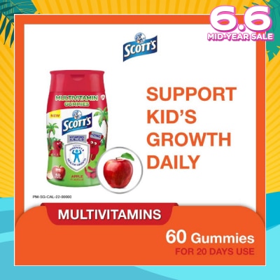 SCOTT'S Multivitamins Gummies Apple 60s