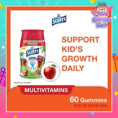 SCOTT'S Multivitamins Gummies Apple 60s