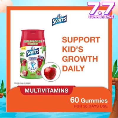 SCOTT'S Multivitamins Gummies Apple 60s