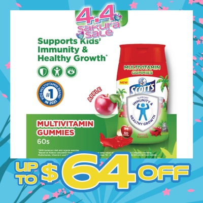 SCOTT'S - Multivitamins Gummies Apple 60s