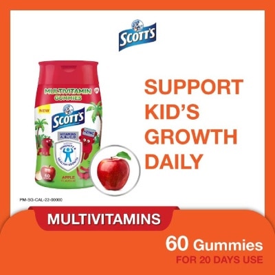 SCOTT'S Multivitamins Gummies Apple 60s