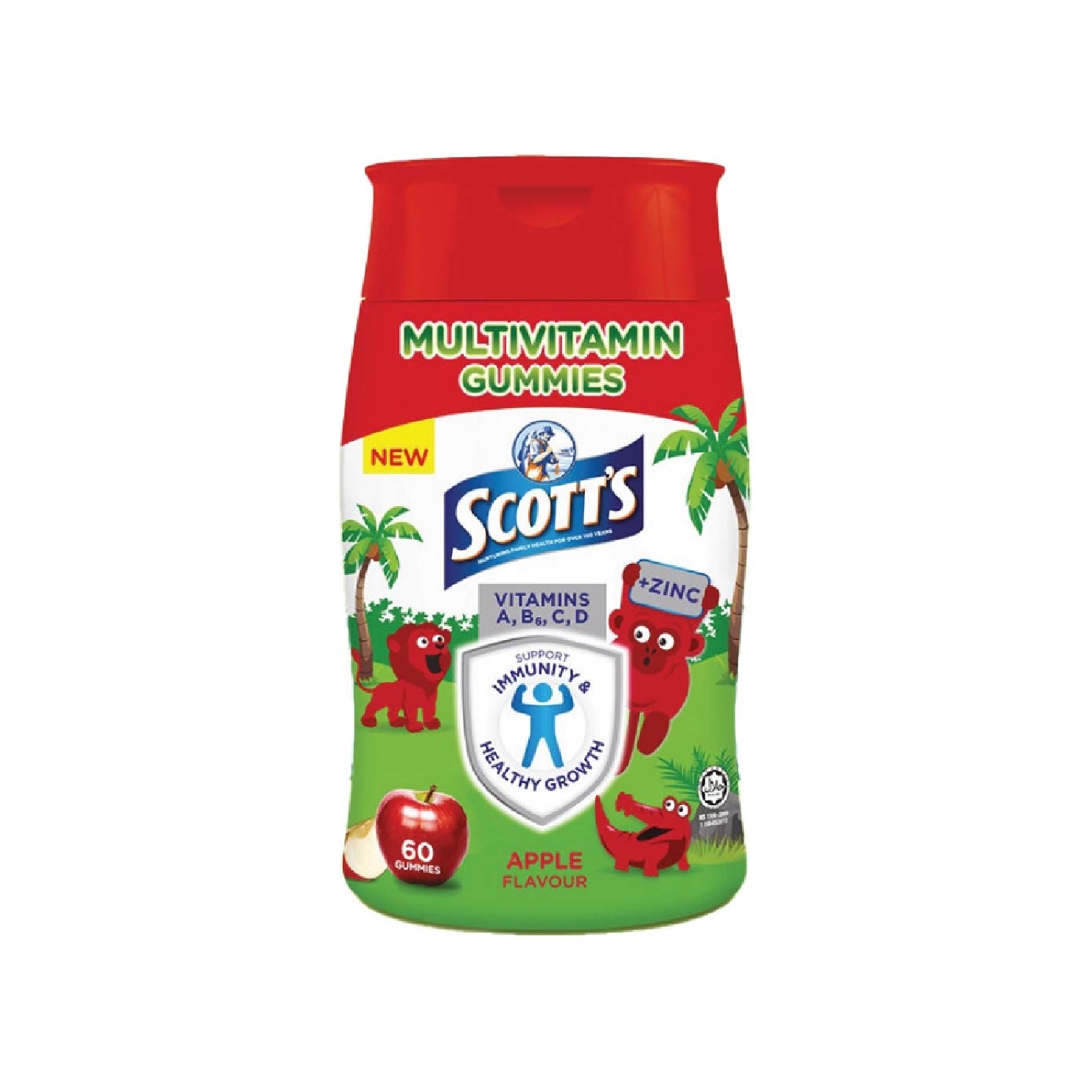 Multivitamins Gummies Apple 60s