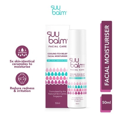 SUU BALM Cooling Itch Relief Facial Moisturiser 50ml (Expiry: Aug`2027) image