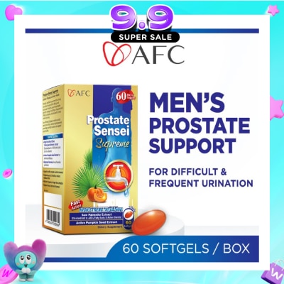 AFC - Prostate Sensei Supreme Saw Palmetto Extract Softgel (Prostate & Urinary Support) 60s image
