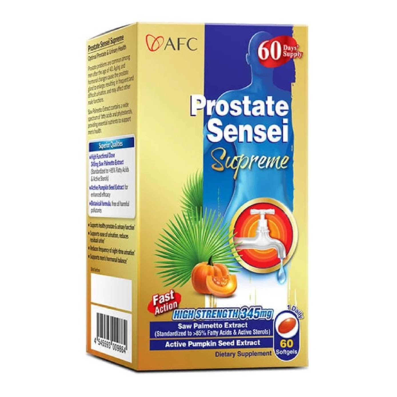 Prostate Sensei Supreme Saw Palmetto Extract Softgel (Prostate & Urinary Support) 60s