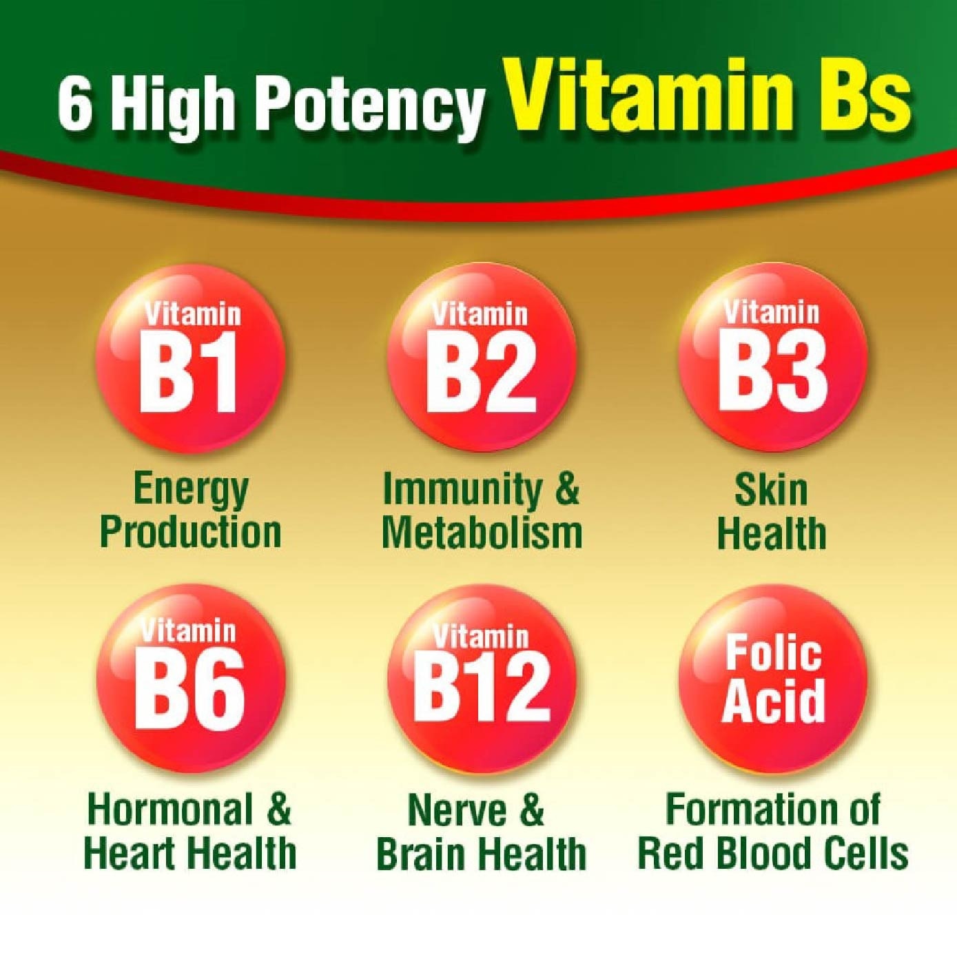 Natural Vitamin B Complex caplets (Boost Energy, Relieves Fatigue, Healthy Hair, Skin & Nails) 120s