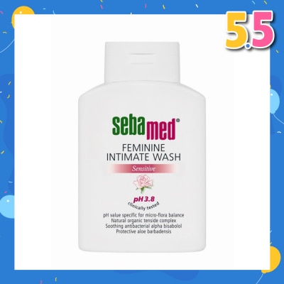 SEBAMED Feminine Intimate Wash Sensitive Ph3.8 (Maintains Moisture Balance of the Mucuous Lining) 200ml