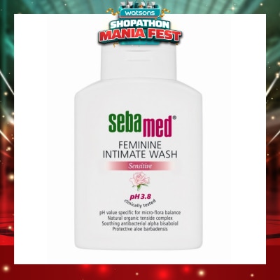 SEBAMED - Feminine Intimate Wash Sensitive Ph3.8 (Maintains Moisture Balance of the Mucuous Lining) 200ml