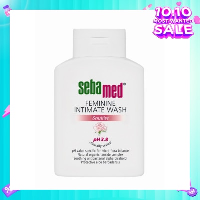 SEBAMED Feminine Intimate Wash Sensitive Ph3.8 (Maintains Moisture Balance of the Mucuous Lining) 200ml