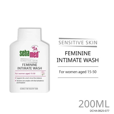 SEBAMED - Feminine Intimate Wash Sensitive Ph3.8 (Maintains Moisture Balance of the Mucuous Lining) 200ml