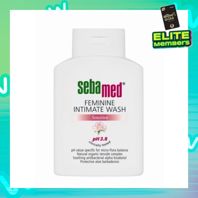 SEBAMED Feminine Intimate Wash Sensitive Ph3.8 (Maintains Moisture Balance of the Mucuous Lining) 200ml