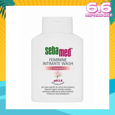 SEBAMED Feminine Intimate Wash Sensitive Ph3.8 (Maintains Moisture Balance of the Mucuous Lining) 200ml