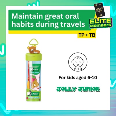 DARLIE Jolly Junior Kids Travel Kit (For 6yr to 10yrs old) 1s (Expiry: Jan`2026)