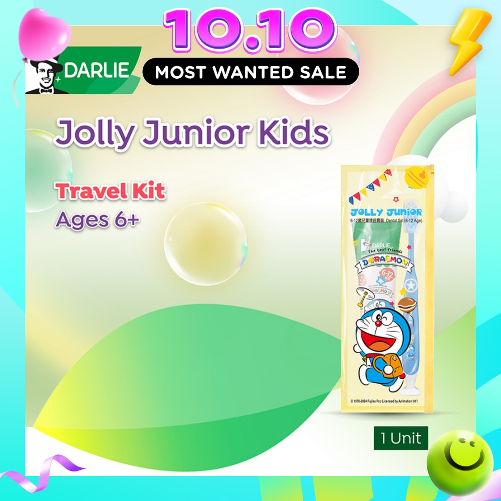 Jolly Junior Kids Travel Kit consists Toothbrush 1s + Toothpaste 60g image