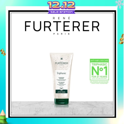 RENE FURTERER Triphasic Anti-Hair Loss Shampoo With Natural Ginseng Extract & Essential Oils (For Thin/Less Dense Hair) 200ml
