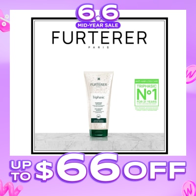 RENE FURTERER - Triphasic Anti-Hair Loss Shampoo With Natural Ginseng Extract & Essential Oils (For Thin/Less Dense Hair) 200ml
