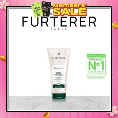 RENE FURTERER Triphasic Anti-Hair Loss Shampoo With Natural Ginseng Extract & Essential Oils (For Thin/Less Dense Hair) 200ml