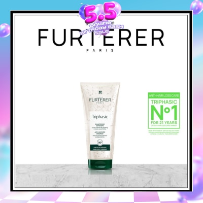 RENE FURTERER - Triphasic Anti-Hair Loss Shampoo With Natural Ginseng Extract & Essential Oils (For Thin/Less Dense Hair) 200ml