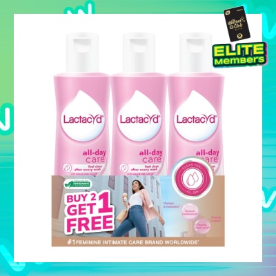 LACTACYD All-Day Care With Natural Milk Extract Feminine Wash Triple Pack 250ml x 3s