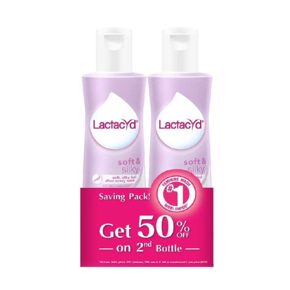 Soft & Silky with Extra Moisturizer Feminine Wash 250ml Twinpack