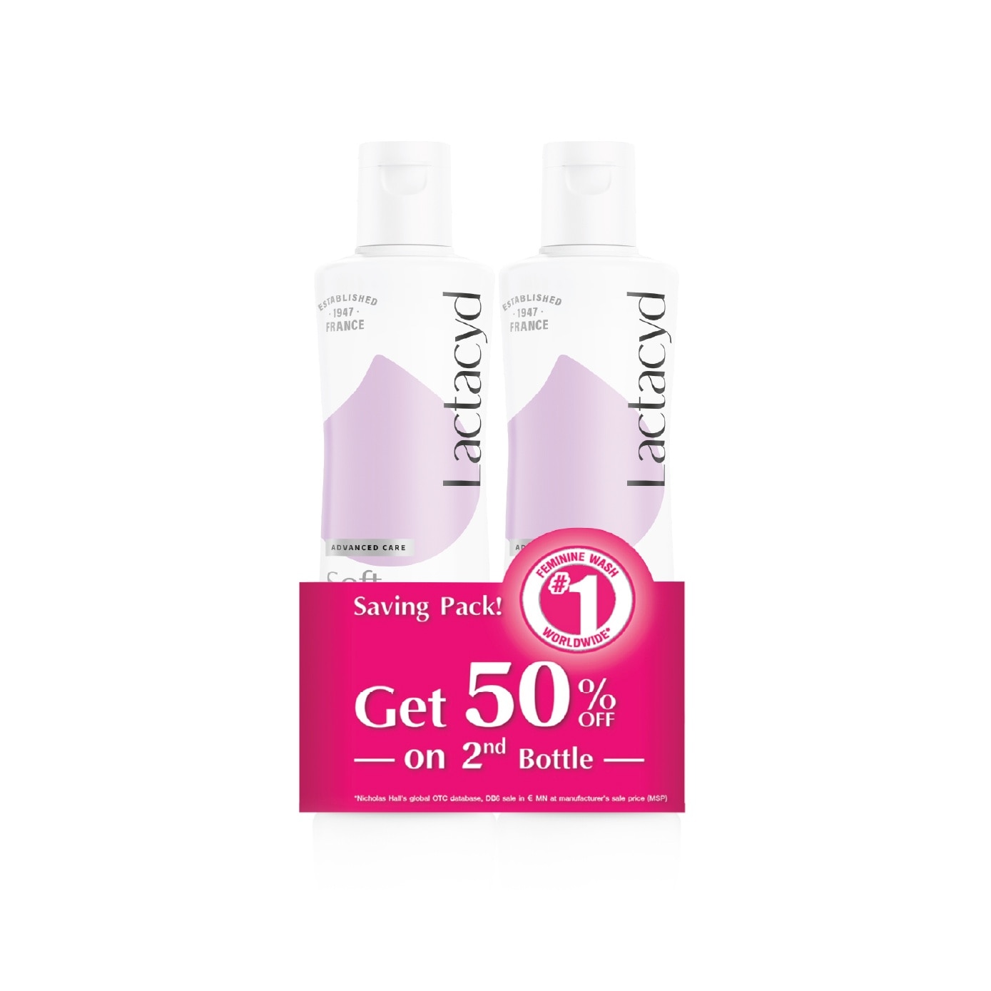Soft & Silky with Extra Moisturizer Feminine Wash 250ml Twinpack