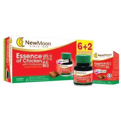 NEW MOON [CNY] Essence of Chicken with Cordyceps 8's x 68ml