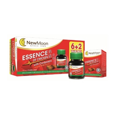 NEW MOON Essence of Chicken with Cordyceps Bottle 68ml x 8s